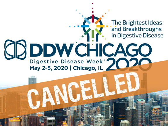 DDW 2020 is cancelled due to COVID-19.